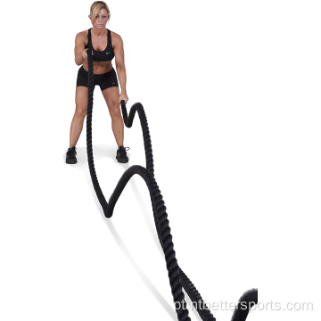 Treinamento preto de 30 pés de treinamento Mount Gym Battle Rope